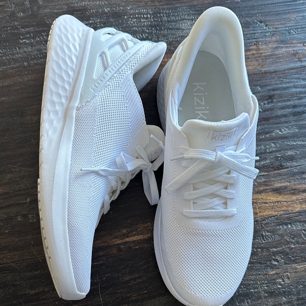 Kizik White Athens shoe